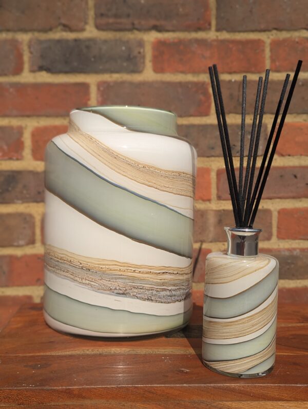 Grey, Green, Blue and Cream - Image 2