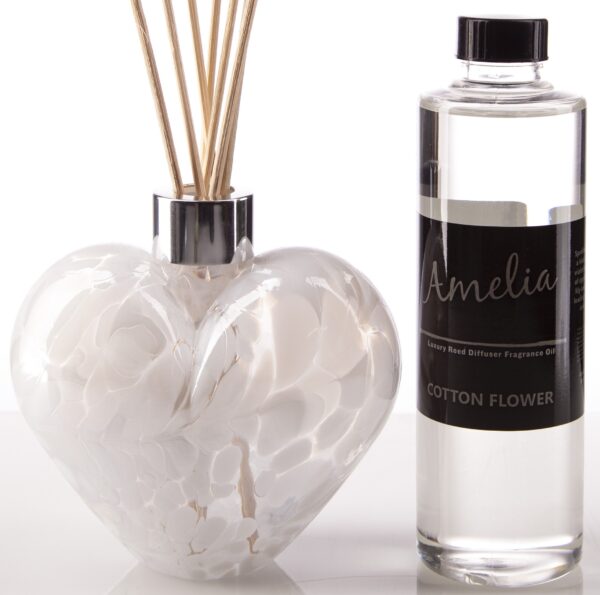 Pearl White Heart Gift Set