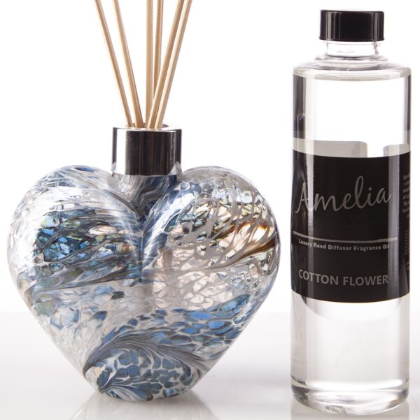White, Blue & Grey Heart Gift Set