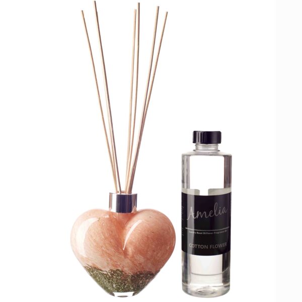 Pastel Pink and Green Ombre Heart Gift Set - Image 4