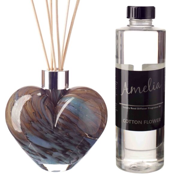 Brown and Blue Heart Gift Set