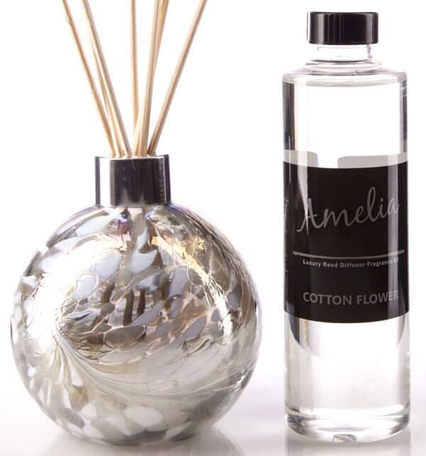 Silver and White Sphere Gift Set