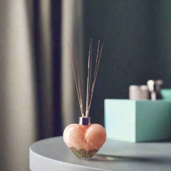 Pastel Pink and Green Ombre Heart Gift Set - Image 2