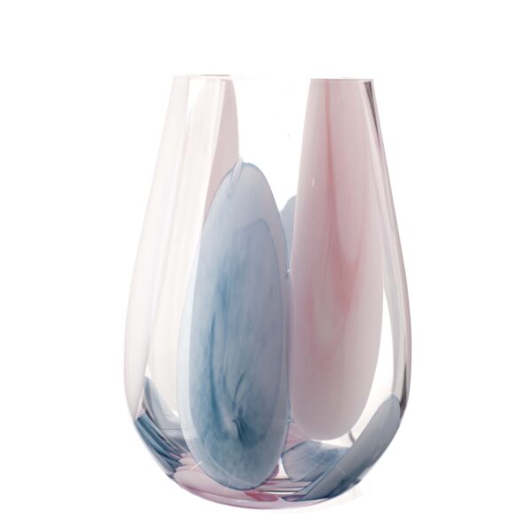 Clear, Pink & Blue